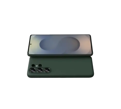 Samsung Galaxy S26 Ultra Nano içi Kadife Silikon - Koyu Yeşil