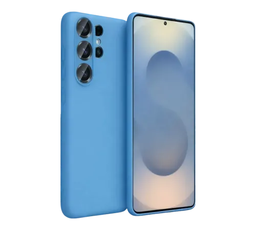 Samsung Galaxy S26 Ultra Nano içi Kadife Silikon - Mavi