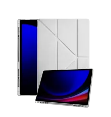 Samsung Galaxy X730 Tab S11 Kalemlikli Mars Tablet Kılıfı - Gri