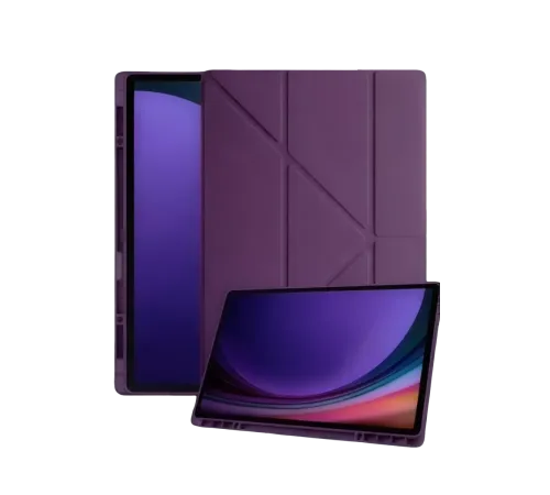 Samsung Galaxy X730 Tab S11 Kalemlikli Mars Tablet Kılıfı - Mürdüm