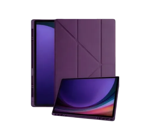 Samsung Galaxy X730 Tab S11 Kalemlikli Mars Tablet Kılıfı - Mürdüm