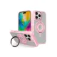 iPhone 16 Pro Banza Magsafe Standlı Kapak - Pembe