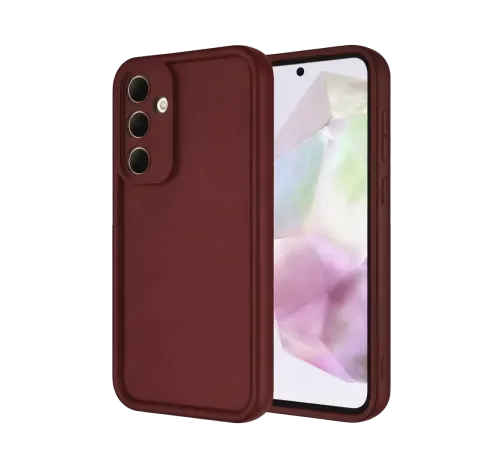 Samsung Galaxy A56 Kılıf Viera Silikon - Bordo