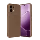 A6 Pro 4G Auto Focus Karbon Kapak - Kahverengi