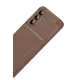 Samsung Galaxy A57 5G Auto Focus Karbon Kapak - Kahverengi