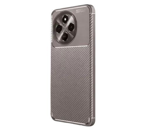 Tecno Spark 30 Pro Kılıf Auto Focus Karbon Kapak - Gri