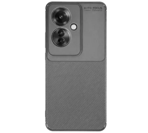Reno 11F Kılıf Auto Focus Karbon Kapak - Gri