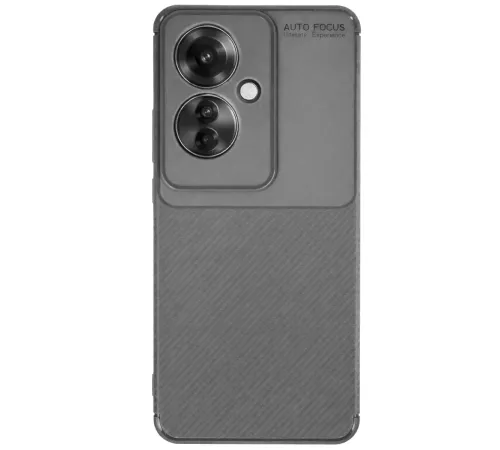 Reno 11F Kılıf Auto Focus Karbon Kapak - Gri