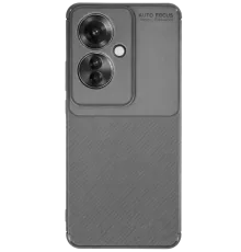 Reno 11F Kılıf Auto Focus Karbon Kapak - Gri