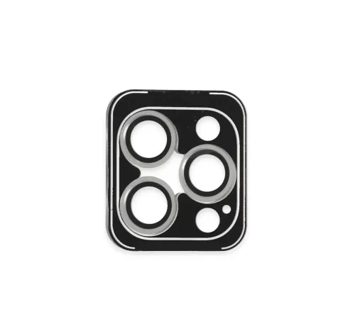 iPhone 16 Pro Max PVD Metal Kamera Lens - Gümüş