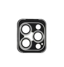 iPhone 16 Pro Max PVD Metal Kamera Lens - Gümüş