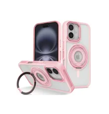 iPhone 16 Banza Magsafe Standlı Kapak - Pembe