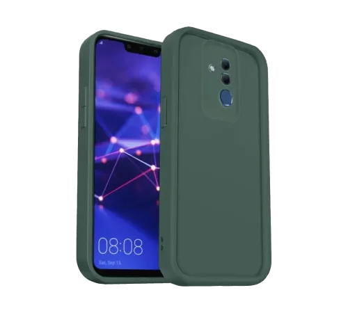 Huawei Mate 20 Lite Kılıf Viera Silikon - Koyu Yeşil