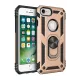 Apple iPhone 7 Kılıf Sofya Yüzüklü Silikon Kapak - Gold