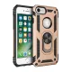 Apple iPhone 7 Kılıf Sofya Yüzüklü Silikon Kapak - Gold