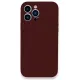 Apple iPhone 13 Pro Max Kılıf Lansman Legant Silikon - Bordo
