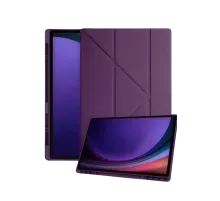 Samsung Galaxy Tab A11 Plus Kalemlikli Mars Tablet Kılıfı - Mürdüm