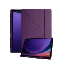 Samsung Galaxy Tab A11 Plus Kalemlikli Mars Tablet Kılıfı - Mürdüm