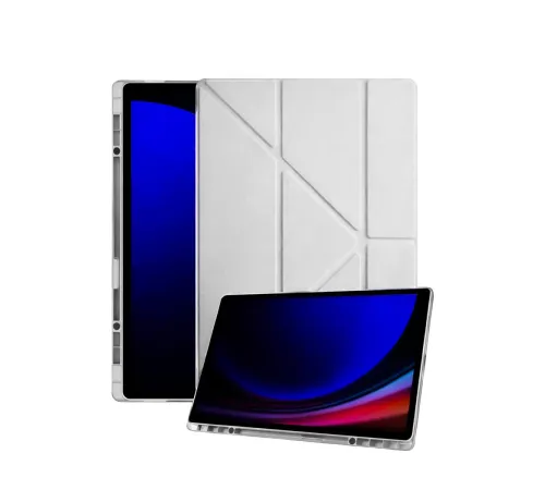 Samsung Galaxy Tab A11 Kalemlikli Mars Tablet Kılıfı - Gri