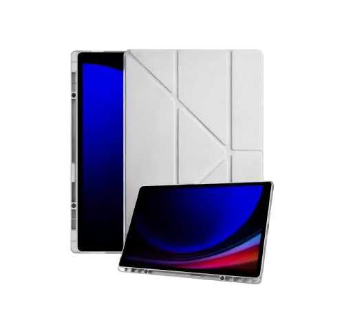 Samsung Galaxy Tab A11 Kalemlikli Mars Tablet Kılıfı - Gri