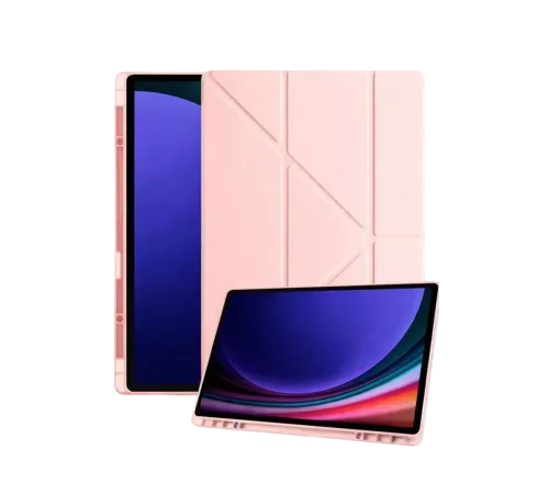 Samsung Galaxy Tab A11 Kalemlikli Mars Tablet Kılıfı - Rose Gold