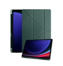 Samsung Galaxy Tab A11 Plus Kalemlikli Mars Tablet Kılıfı - Koyu Yeşil