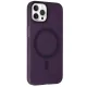 iPhone 15 Pro Tuna PC Slim Magsafe Kapak - Derin Mor
