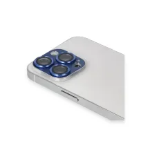 Apple iPhone 13 Pro Max Pers Alüminyum Kamera Lens - Lacivert