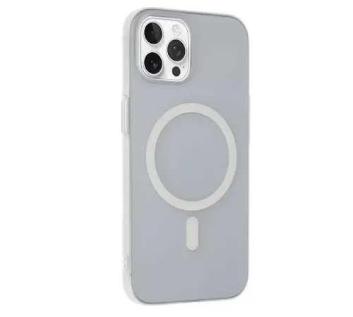 iPhone 15 Pro Max Tuna PC Slim Magsafe Kapak - Şeffaf