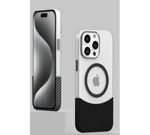 iPhone 16 Pro Carbon Puzzle Magsafe Kapak - Desert