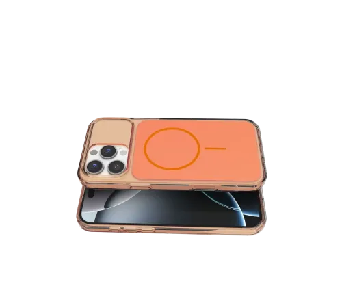 Apple iPhone 16 Pro Max Bruma Magsafe Kapak - Turuncu