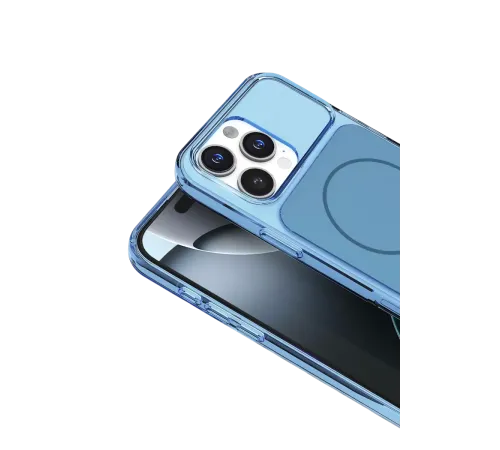 Apple iPhone 16 Pro Max Bruma Magsafe Kapak - Mavi