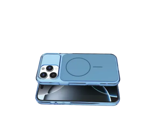 Apple iPhone 16 Pro Max Bruma Magsafe Kapak - Mavi