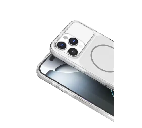 Apple iPhone 16 Pro Max Bruma Magsafe Kapak - Gümüş