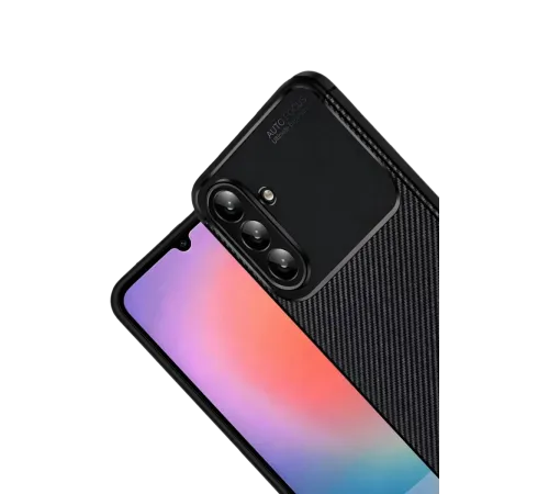 Samsung Galaxy A37 5G Auto Focus Karbon Kapak - Siyah