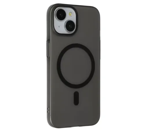 iPhone 15 Plus Tuna PC Slim Magsafe Kapak - Siyah