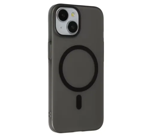 iPhone 15 Plus Tuna PC Slim Magsafe Kapak - Siyah
