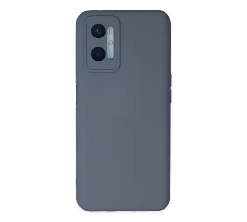 A96 Kılıf Nano içi Kadife Silikon - Gri