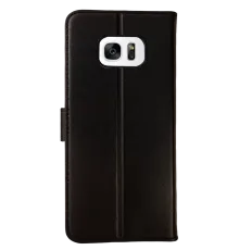 Samsung Galaxy S7 Edge Trend S Plus Kapaklı Kılıf - Siyah
