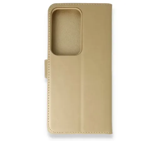 Samsung Galaxy S20 Ultra Trend S Plus Kapaklı Kılıf - Gold