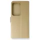Samsung Galaxy S20 Ultra Trend S Plus Kapaklı Kılıf - Gold