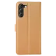 Samsung Galaxy S23 Plus Trend S Plus Kapaklı Kılıf - Gold