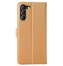 Samsung Galaxy S23 Plus Trend S Plus Kapaklı Kılıf - Gold