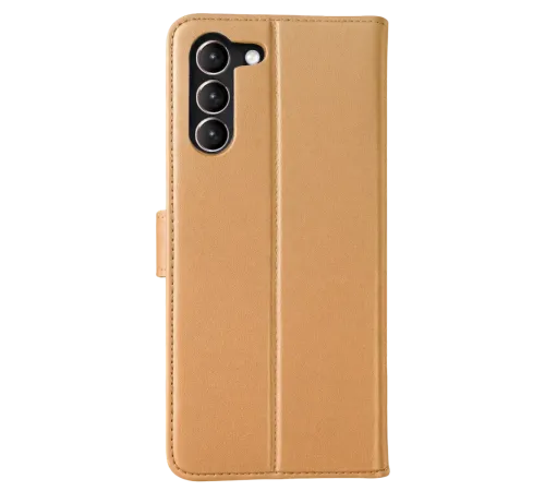 Samsung Galaxy S23 Plus Trend S Plus Kapaklı Kılıf - Gold