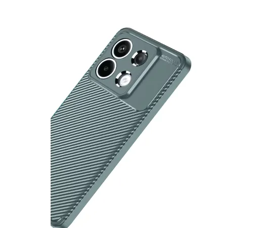 Xiaomi Redmi Note 13 Pro 4G Kılıf Auto Focus Karbon Kapak - Gri