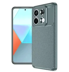 Xiaomi Redmi Note 13 Pro 4G Kılıf Auto Focus Karbon Kapak - Gri