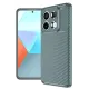 Xiaomi Redmi Note 13 Pro 4G Kılıf Auto Focus Karbon Kapak - Gri