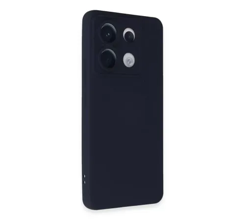 Xiaomi Redmi Note 13 Pro 5G Kılıf Nano içi Kadife Silikon - Lacivert