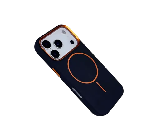 Apple iPhone 17 Pro Max Luno Deri Magsafe Kapak - Mavi