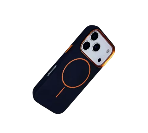 Apple iPhone 17 Pro Max Luno Deri Magsafe Kapak - Mavi